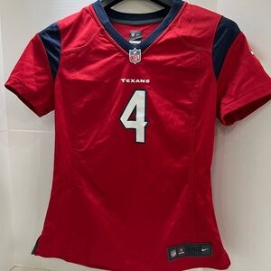 NFL Red Fitted Short Sleeve Jersey